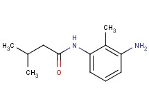 N-(3-amino-2-methylphenyl)-3-methylbutanamide N-(3-amino-2-methylphenyl)-3-methylbutanamide