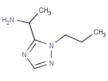 1-(1-propyl-1H-1,2,4-triazol-5-yl)ethanamine 1-(1-propyl-1H-1,2,4-triazol-5-yl)ethanamine