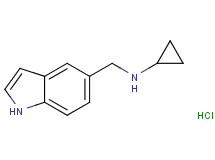 N-(1H-indol-5-ylmethyl)cyclopropanamine hydrochloride N-(1H-indol-5-ylmethyl)cyclopropanamine hydrochloride
