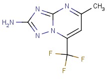 5-methyl-7-(trifluoromethyl)[1,2,4]triazolo[1,5-a]pyrimidin-2-amine
