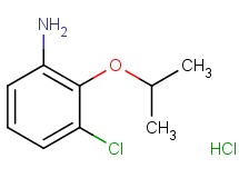 (3-chloro-2-isopropoxyphenyl)amine hydrochloride (3-chloro-2-isopropoxyphenyl)amine hydrochloride