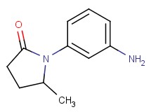 1-(3-aminophenyl)-5-methyl-2-pyrrolidinone 1-(3-aminophenyl)-5-methyl-2-pyrrolidinone