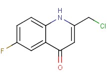 2-(chloromethyl)-6-fluoro-4(1H)-quinolinone 2-(chloromethyl)-6-fluoro-4(1H)-quinolinone