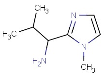 2-methyl-1-(1-methyl-1H-imidazol-2-yl)-1-propanamine 2-methyl-1-(1-methyl-1H-imidazol-2-yl)-1-propanamine