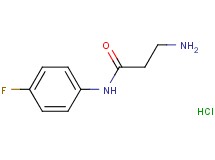 N~1~-(4-fluorophenyl)-beta-alaninamide hydrochloride N~1~-(4-fluorophenyl)-beta-alaninamide hydrochloride