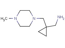 ({1-[(4-methyl-1-piperazinyl)methyl]cyclopropyl}methyl)amine