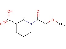 1-(methoxyacetyl)-3-piperidinecarboxylic acid 1-(methoxyacetyl)-3-piperidinecarboxylic acid