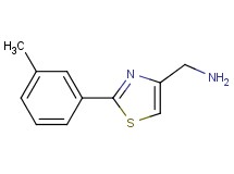 1-[2-(3-methylphenyl)-1,3-thiazol-4-yl]methanamine