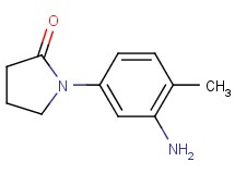 1-(3-amino-4-methylphenyl)-2-pyrrolidinone 1-(3-amino-4-methylphenyl)-2-pyrrolidinone