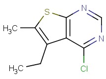 4-chloro-5-ethyl-6-methylthieno[2,3-d]pyrimidine