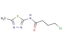 4-chloro-N-(5-methyl-1,3,4-thiadiazol-2-yl)butanamide 4-chloro-N-(5-methyl-1,3,4-thiadiazol-2-yl)butanamide
