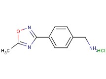 [4-(5-methyl-1,2,4-oxadiazol-3-yl)benzyl]amine hydrochloride