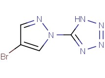 5-(4-bromo-1H-pyrazol-1-yl)-1H-tetrazole 5-(4-bromo-1H-pyrazol-1-yl)-1H-tetrazole