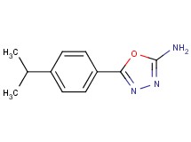 5-(4-isopropylphenyl)-1,3,4-oxadiazol-2-amine 5-(4-isopropylphenyl)-1,3,4-oxadiazol-2-amine