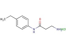 N~1~-(4-ethylphenyl)-beta-alaninamide hydrochloride N~1~-(4-ethylphenyl)-beta-alaninamide hydrochloride