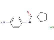 N-(4-aminophenyl)cyclopentanecarboxamide hydrochloride N-(4-aminophenyl)cyclopentanecarboxamide hydrochloride