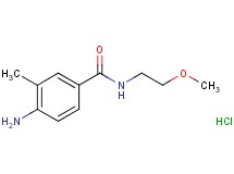 4-amino-N-(2-methoxyethyl)-3-methylbenzamide hydrochloride 4-amino-N-(2-methoxyethyl)-3-methylbenzamide hydrochloride