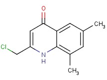 2-(chloromethyl)-6,8-dimethyl-4(1H)-quinolinone 2-(chloromethyl)-6,8-dimethyl-4(1H)-quinolinone