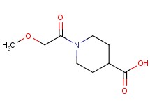 1-(methoxyacetyl)-4-piperidinecarboxylic acid 1-(methoxyacetyl)-4-piperidinecarboxylic acid