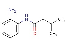 N-(2-aminophenyl)-3-methylbutanamide N-(2-aminophenyl)-3-methylbutanamide