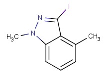 3-iodo-1,4-dimethyl-1H-indazole 3-iodo-1,4-dimethyl-1H-indazole