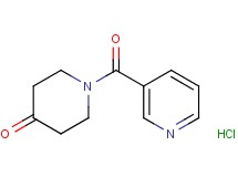 1-(3-pyridinylcarbonyl)-4-piperidinone hydrochloride 1-(3-pyridinylcarbonyl)-4-piperidinone hydrochloride