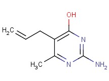 5-allyl-2-amino-6-methyl-4-pyrimidinol 5-allyl-2-amino-6-methyl-4-pyrimidinol