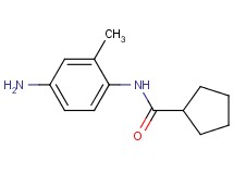 N-(4-amino-2-methylphenyl)cyclopentanecarboxamide N-(4-amino-2-methylphenyl)cyclopentanecarboxamide