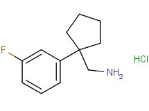 1-[1-(3-fluorophenyl)cyclopentyl]methanamine hydrochloride