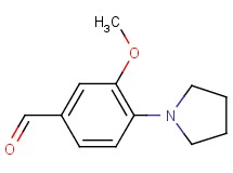3-methoxy-4-(1-pyrrolidinyl)benzaldehyde 3-methoxy-4-(1-pyrrolidinyl)benzaldehyde