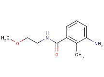 3-amino-N-(2-methoxyethyl)-2-methylbenzamide 3-amino-N-(2-methoxyethyl)-2-methylbenzamide