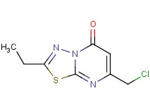 7-(chloromethyl)-2-ethyl-5H-[1,3,4]thiadiazolo[3,2-a]pyrimidin-5-one