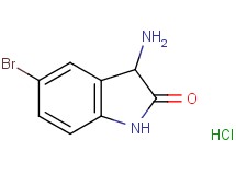 3-amino-5-bromo-1,3-dihydro-2H-indol-2-one hydrochloride 3-amino-5-bromo-1,3-dihydro-2H-indol-2-one hydrochloride