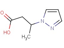 3-(1H-pyrazol-1-yl)butanoic acid 3-(1H-pyrazol-1-yl)butanoic acid