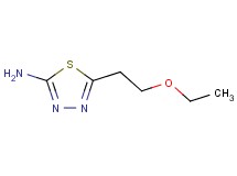 5-(2-ethoxyethyl)-1,3,4-thiadiazol-2-amine 5-(2-ethoxyethyl)-1,3,4-thiadiazol-2-amine