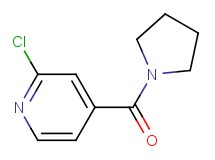 2-chloro-4-(1-pyrrolidinylcarbonyl)pyridine 2-chloro-4-(1-pyrrolidinylcarbonyl)pyridine