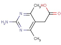 (2-amino-4,6-dimethyl-5-pyrimidinyl)acetic acid (2-amino-4,6-dimethyl-5-pyrimidinyl)acetic acid