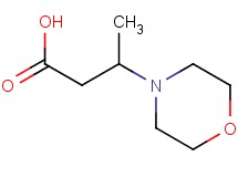 3-(4-morpholinyl)butanoic acid 3-(4-morpholinyl)butanoic acid