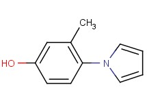 3-methyl-4-(1H-pyrrol-1-yl)phenol 3-methyl-4-(1H-pyrrol-1-yl)phenol