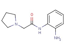 N-(2-aminophenyl)-2-(1-pyrrolidinyl)acetamide N-(2-aminophenyl)-2-(1-pyrrolidinyl)acetamide
