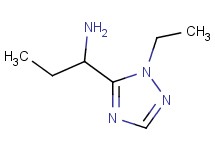 1-(1-ethyl-1H-1,2,4-triazol-5-yl)-1-propanamine 1-(1-ethyl-1H-1,2,4-triazol-5-yl)-1-propanamine