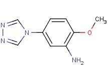 2-methoxy-5-(4H-1,2,4-triazol-4-yl)aniline 2-methoxy-5-(4H-1,2,4-triazol-4-yl)aniline