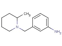 3-[(2-methyl-1-piperidinyl)methyl]aniline