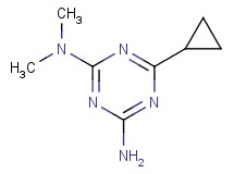 6-cyclopropyl-N,N-dimethyl-1,3,5-triazine-2,4-diamine 6-cyclopropyl-N,N-dimethyl-1,3,5-triazine-2,4-diamine