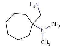 1-(aminomethyl)-N,N-dimethylcycloheptanamine 1-(aminomethyl)-N,N-dimethylcycloheptanamine