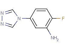 2-fluoro-5-(4H-1,2,4-triazol-4-yl)aniline 2-fluoro-5-(4H-1,2,4-triazol-4-yl)aniline