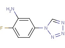 2-fluoro-5-(1H-tetrazol-1-yl)aniline 2-fluoro-5-(1H-tetrazol-1-yl)aniline