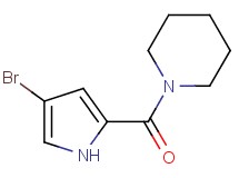 1-[(4-bromo-1H-pyrrol-2-yl)carbonyl]piperidine