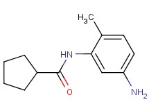 N-(5-amino-2-methylphenyl)cyclopentanecarboxamide N-(5-amino-2-methylphenyl)cyclopentanecarboxamide