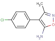 4-(4-chlorophenyl)-3-methyl-5-isoxazolamine 4-(4-chlorophenyl)-3-methyl-5-isoxazolamine